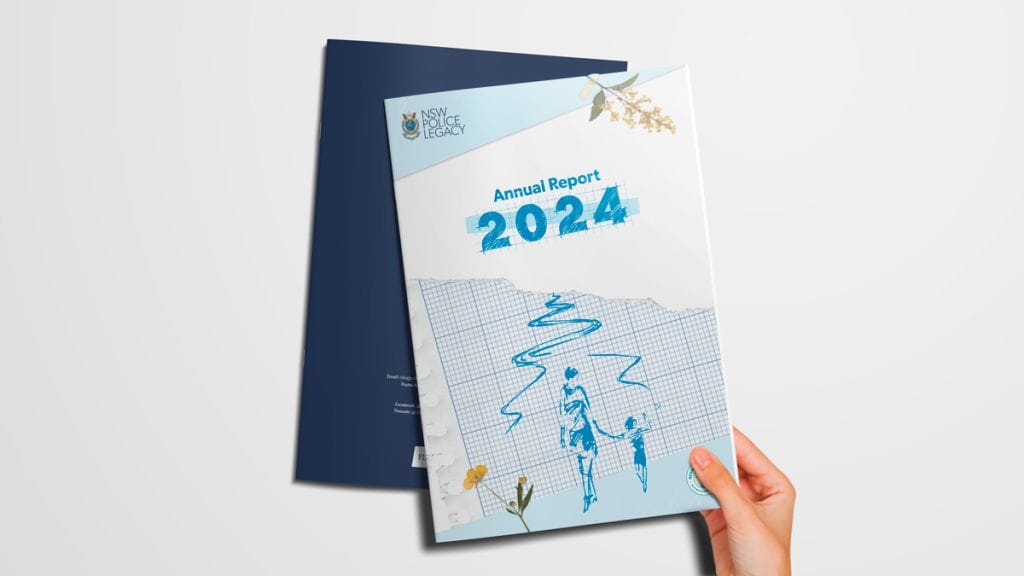 NSW Police Legacy Annual Report Design Fresco Creative Graphic Design