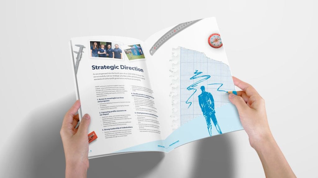 NSW Police Legacy Annual Report Design Fresco Creative Graphic Design