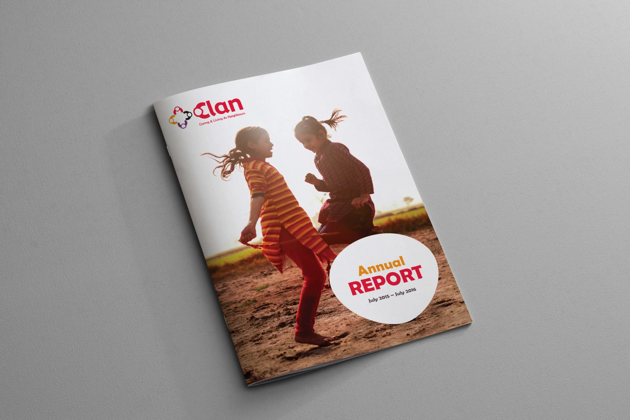 Caring and Living as Neighbours Annual Report Design