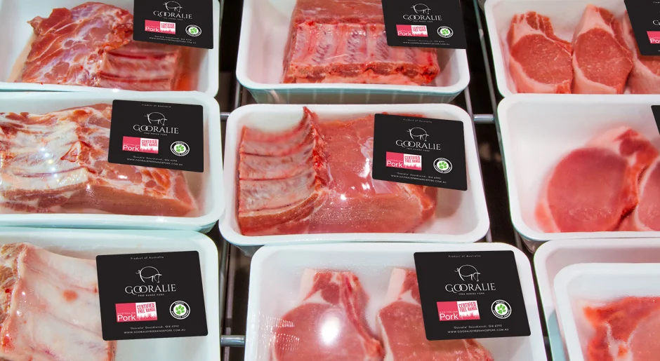 Gooralie Free Range Pork Company Meat Packaging Design