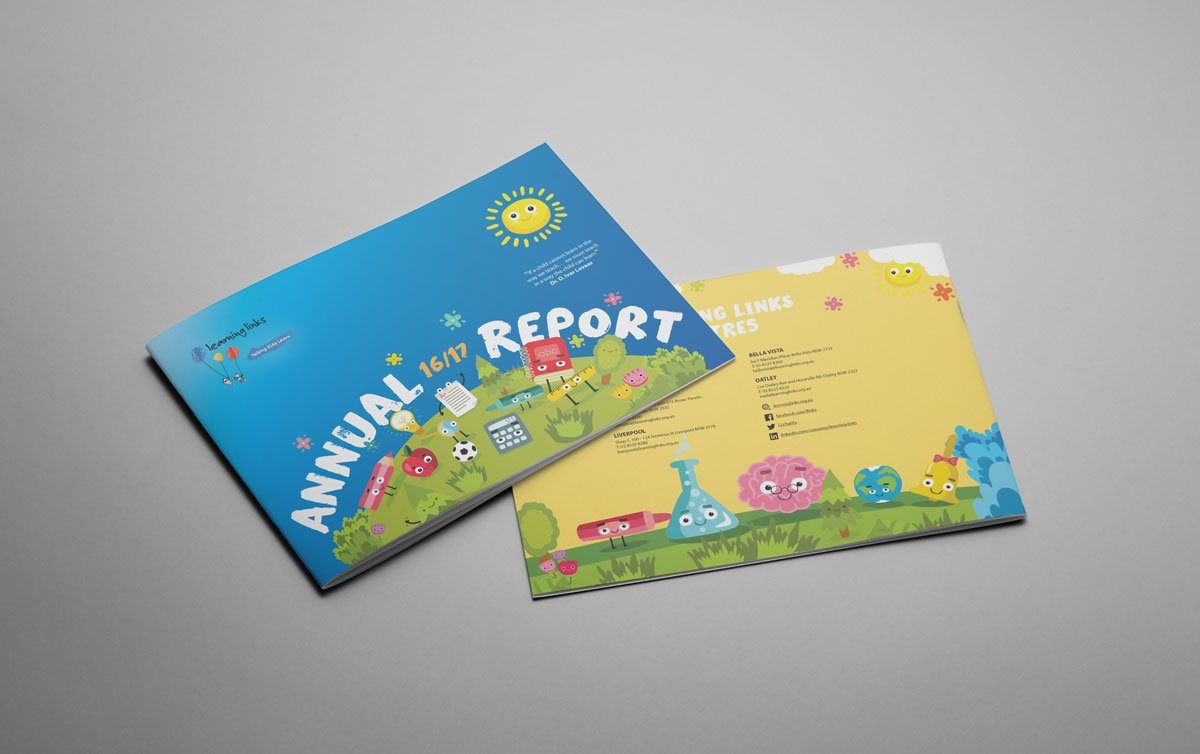 Learning Links Annual Report Design
