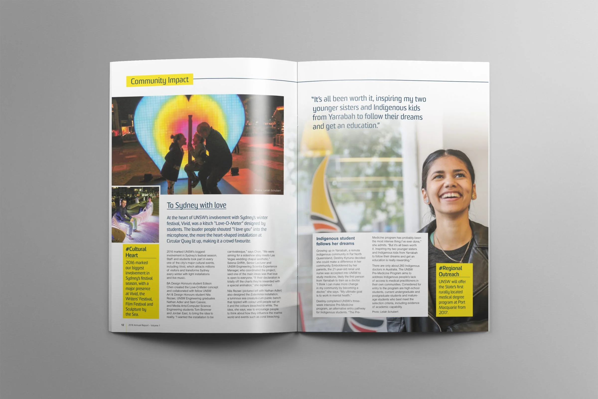 UNSW Annual Report Design 2016
