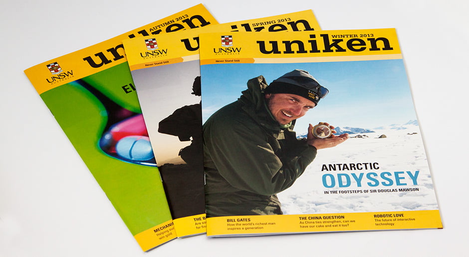 UNSW - Uniken Magazine Design Cover by Fresco