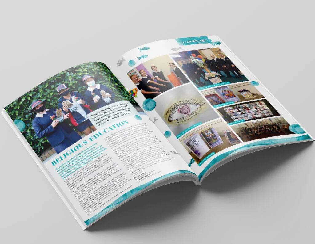 Mount St Benedict College Yearbook 2021 Graphic Design Services By Fresco Creative