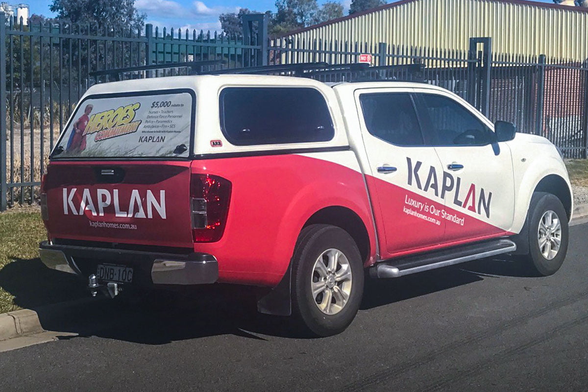 Kaplan Car Signage