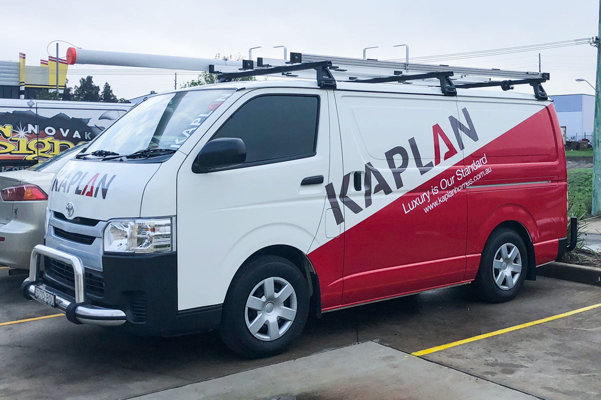 Kaplan Homes Vehicle Graphics Car Van Truck Fresco Creative Graphic Design Surry Hills Western Sydney Home Builders
