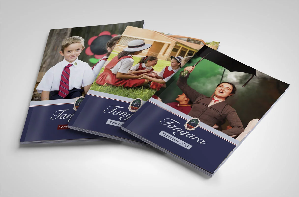 Tangara School for Girls Yearbook Design Graphic Colour-coding Publication Printing Print Series Annual Fresco Creative Sydney Surry Hills