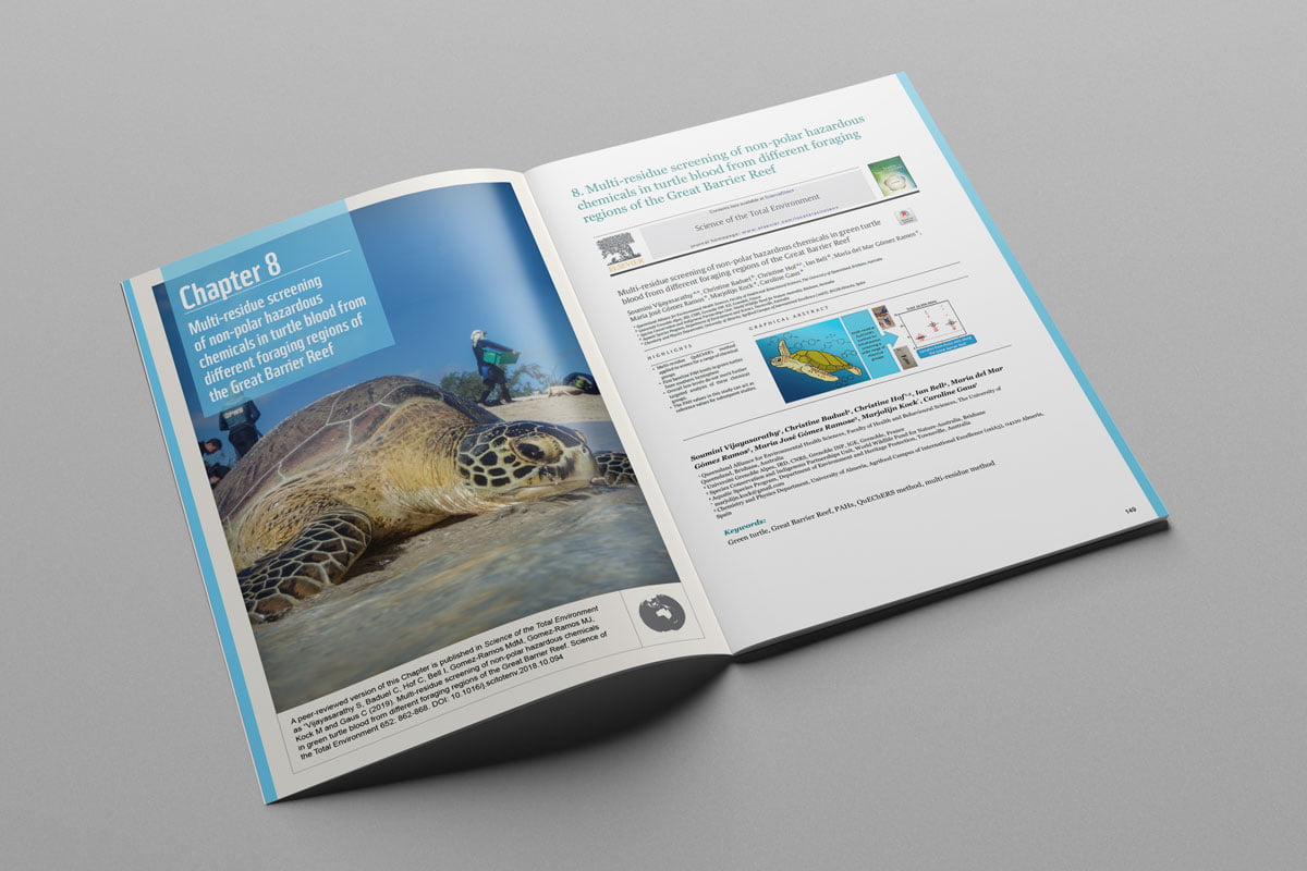 WWF Australia – Rivers to Reef to Turtles 2014-2018 Report Reporting QLD Government Design Graphic Publication Printing Print Research Fresco Creative Sydney Surry Hills