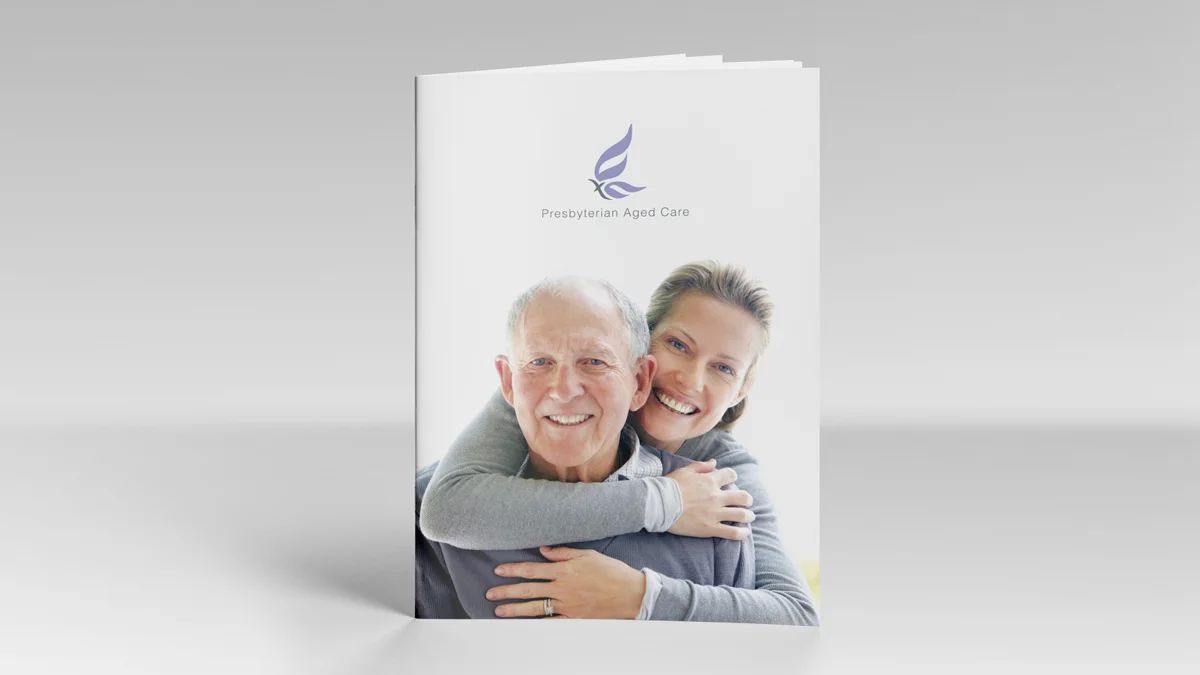 Presbyterian Aged Care Brochure Design Publication Graphic Company Profile Aged Care Facilities Map