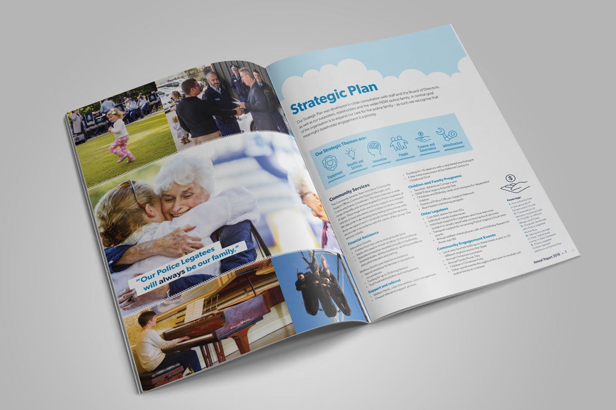 NSW Police Legacy Annual Report Design