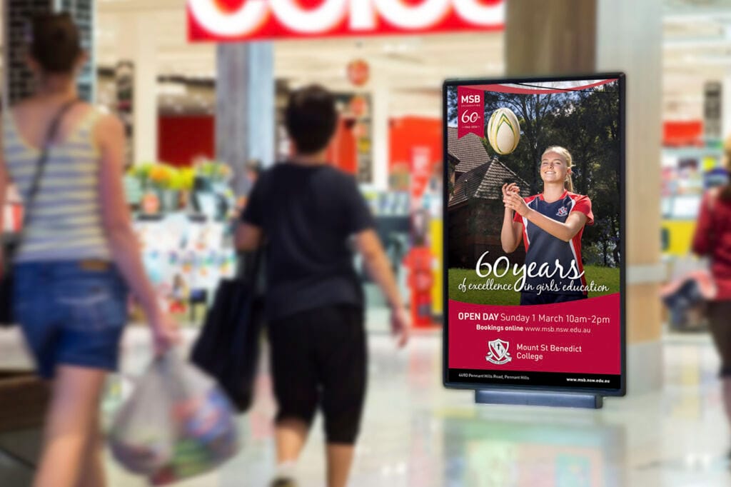 Mount St Benedict College - Advertising - Shopping Centre