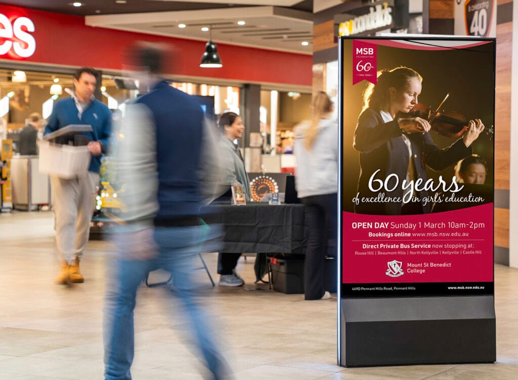 Mount St Benedict College - Advertising - Shopping Centre