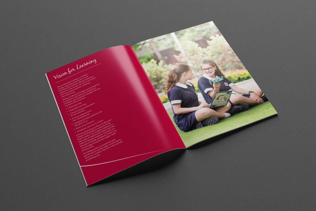 Mount St Benedict College Learning Framework Report Design