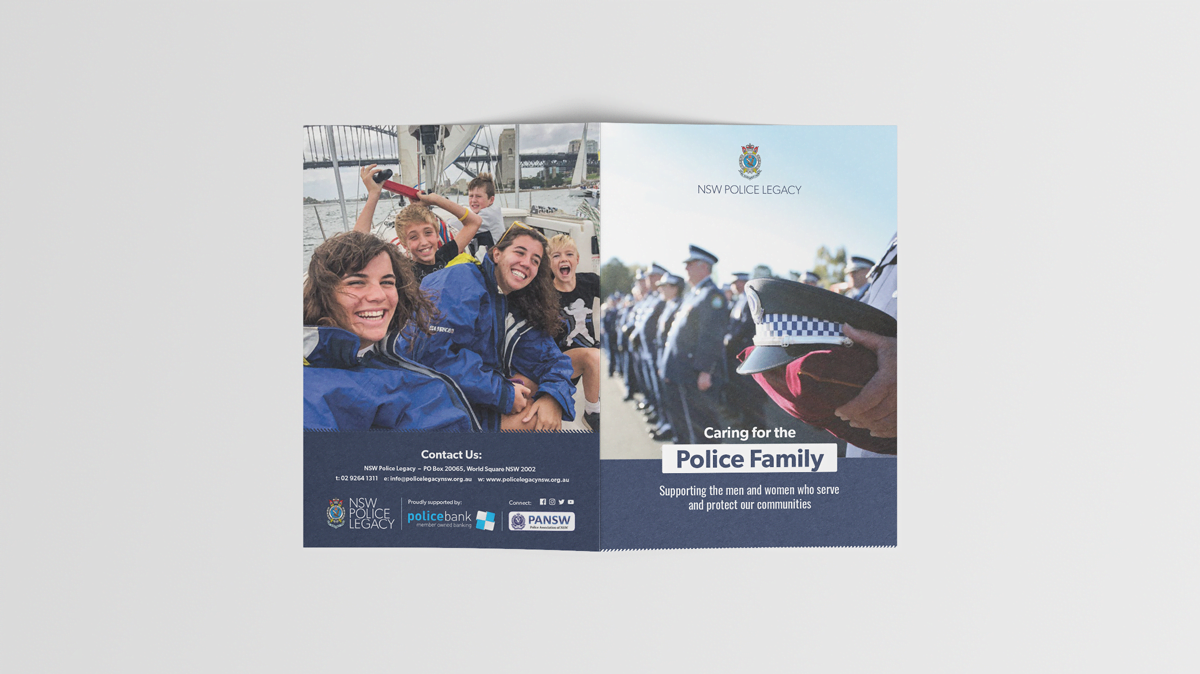 NSW Police Legacy - Caring for the Police Family A5 Brochure