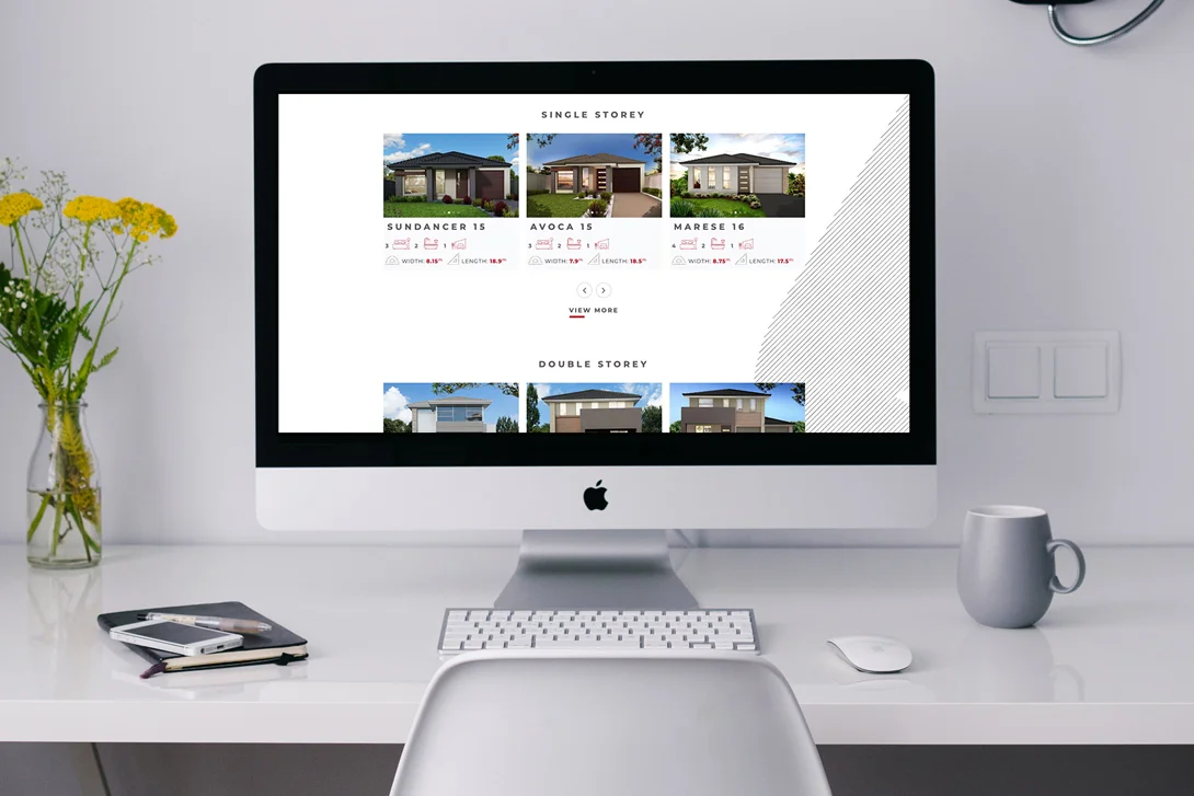 Kaplan Homes Website Refresh Designs Page
