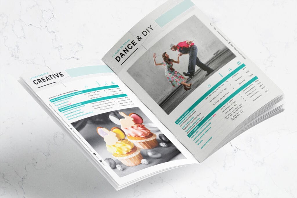 St George & Sutherland Community College Course Brochure Graphic Design Services by Fresco Creative