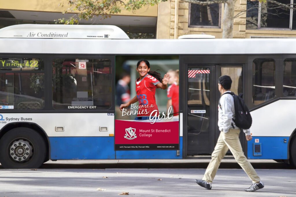 Mount St Benedict College Bus Advertising