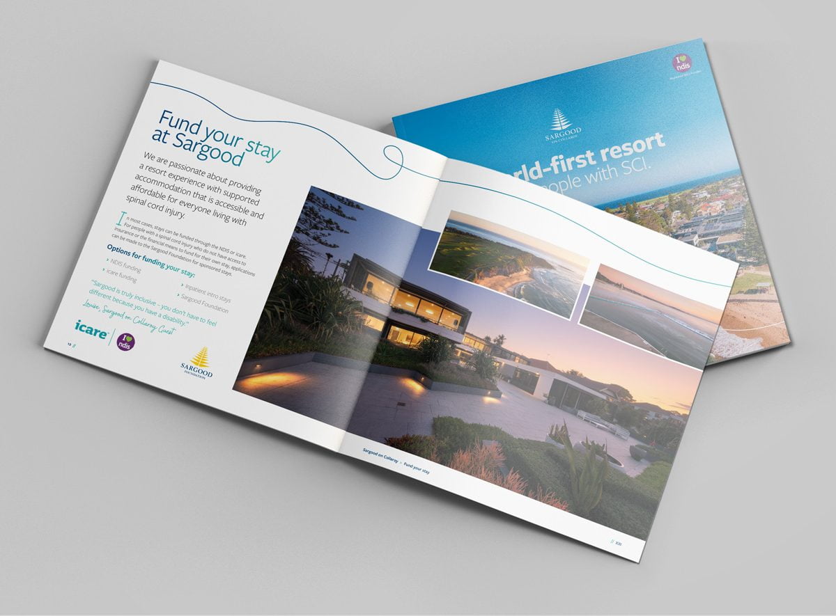 Sargood on Collaroy Brochure Design Brand Development Visual Identity Guidelines Colours Fonts Surry Hills Fresco Creative
