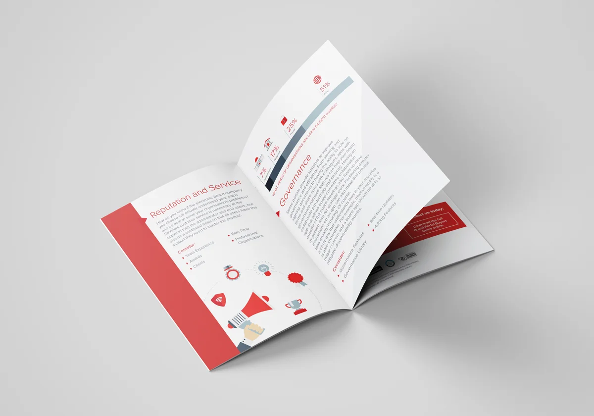 Diligent - Infographics - Flow Chart - A5 Brochure
