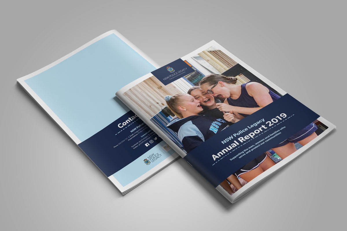 NSW Police Legacy Annual Report Design 2019