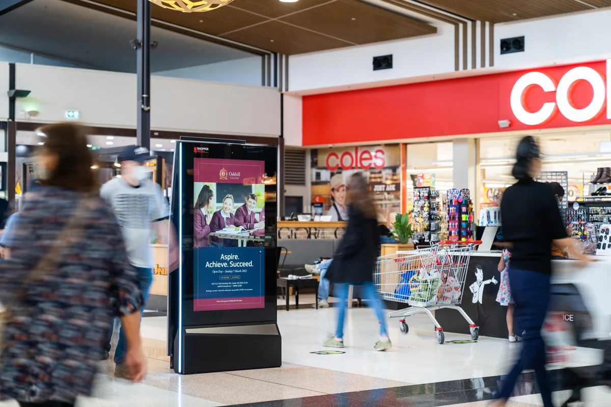 Oakhill College Shopping Centre Advertising Design Media Buying Graphic Design