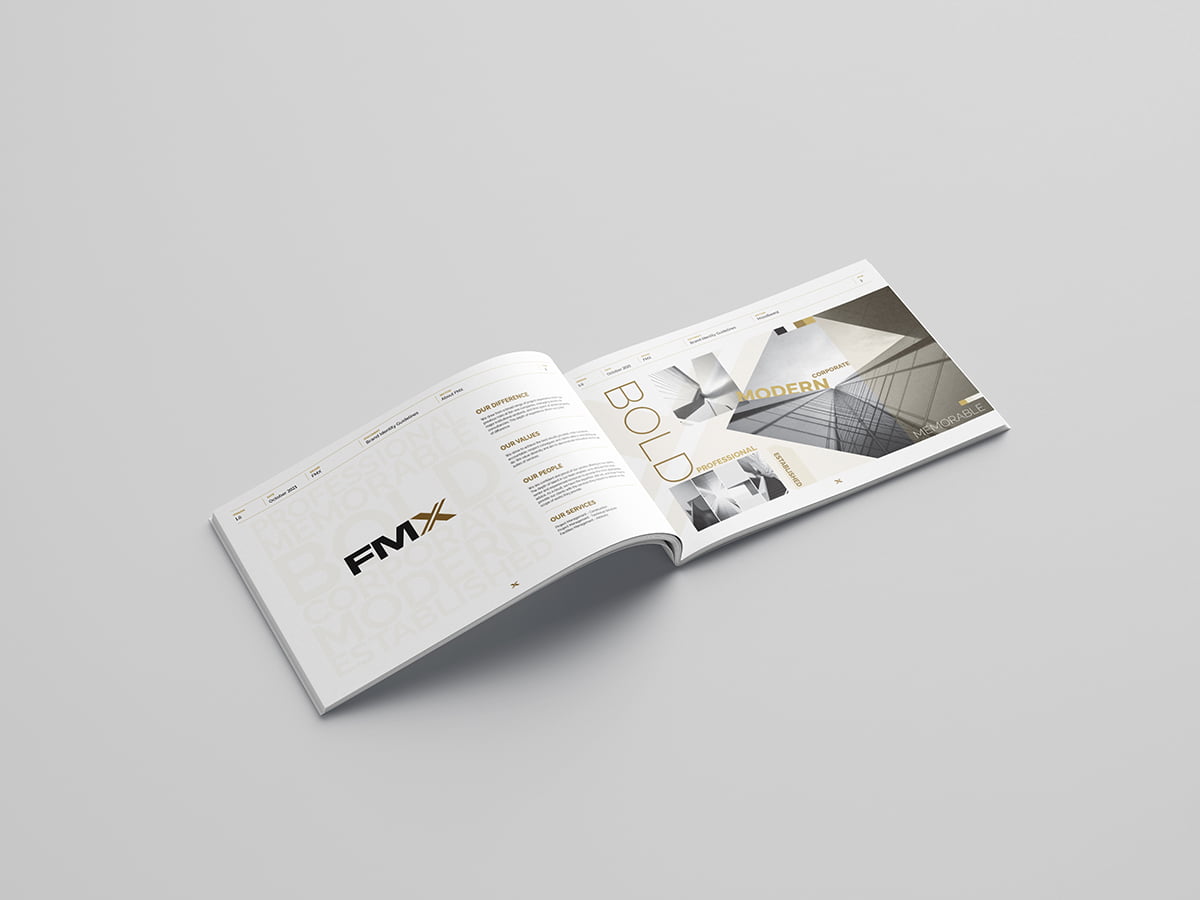 FMX Style Guide Graphic Design Services by Fresco Creative