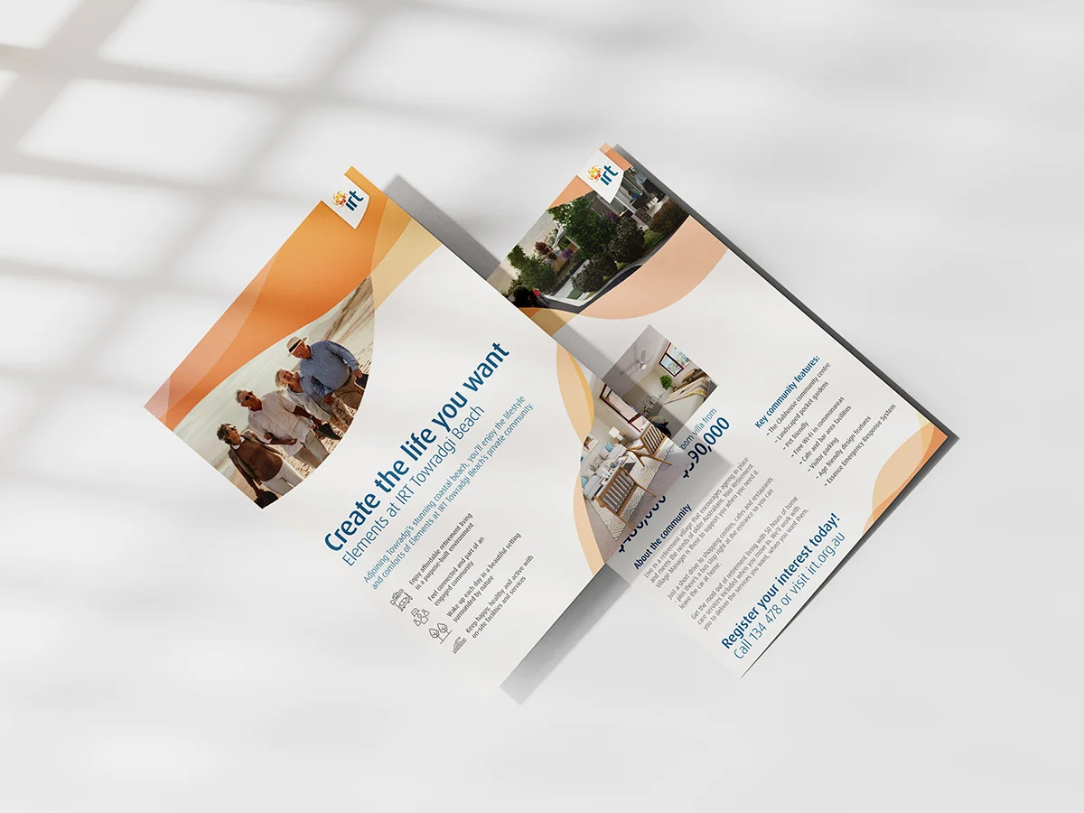 Elements at Towradgi Beach Brochure Graphic Design Services By Fresco Creative