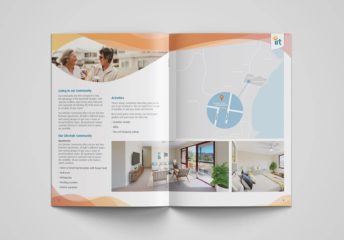 Elements at Towradgi Beach Brochure Graphic Design Services By Fresco Creative