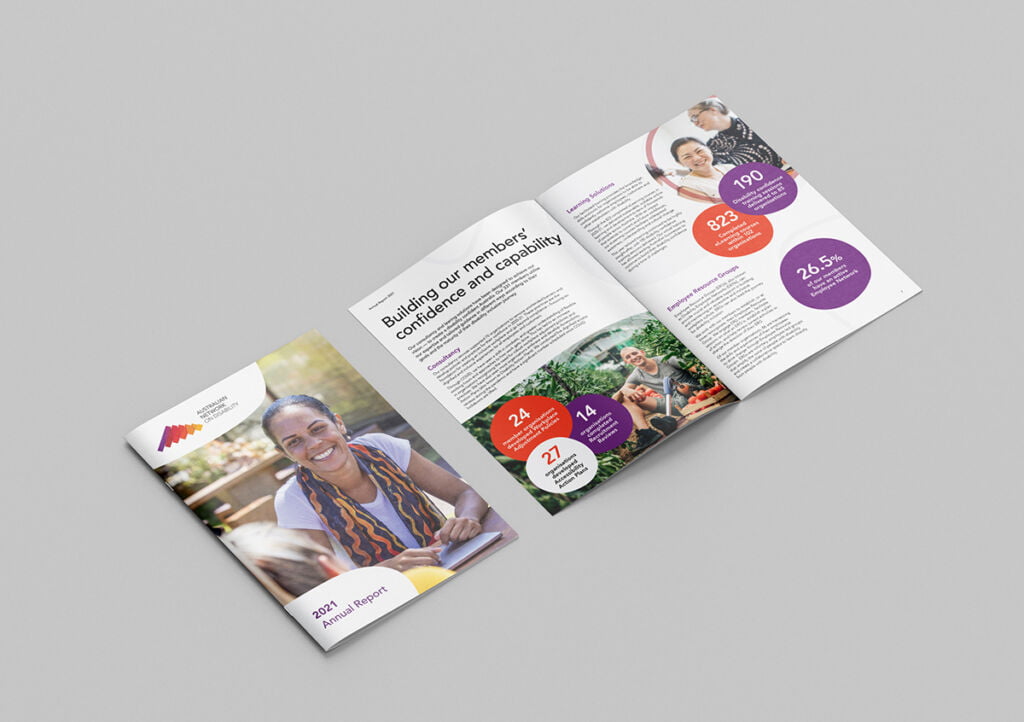 Australian Network On Disability Annual Report Graphic Design Services By Fresco Creative