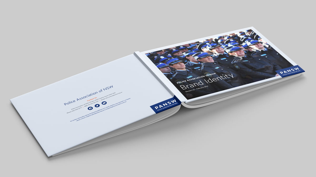 Police Association of New South Wales PANSW Branding Brand Guidelines Design Fresco Creative Logo Refresh