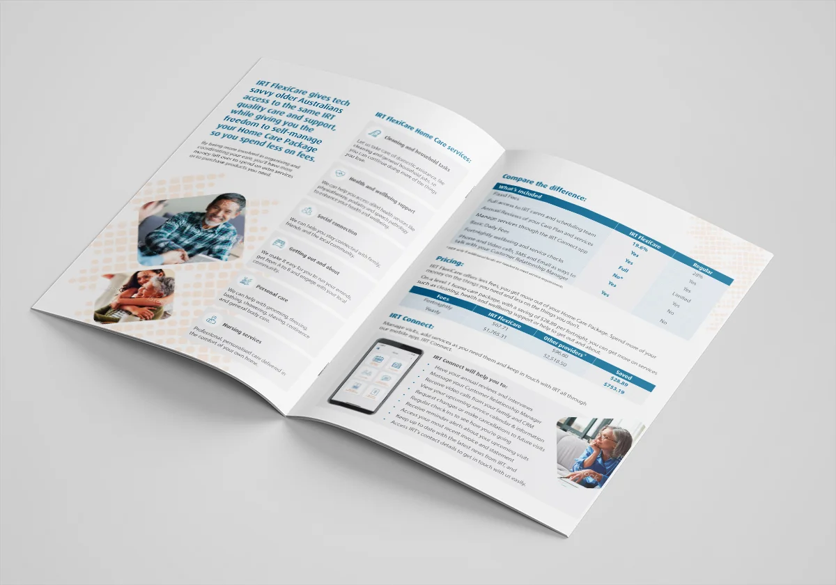 IRT Flexicare Branding Package Graphic design Services by Fresco Creative