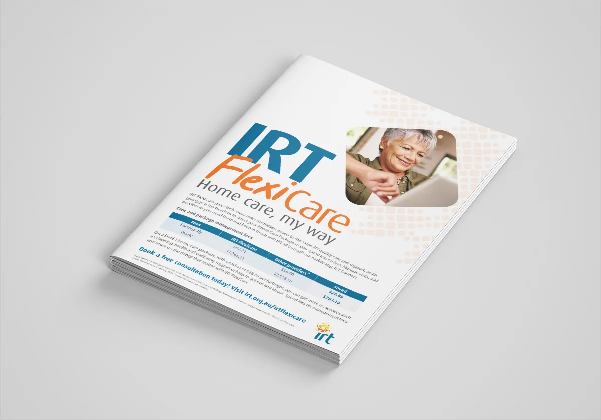 IRT Flexicare Branding Package Graphic design Services by Fresco Creative