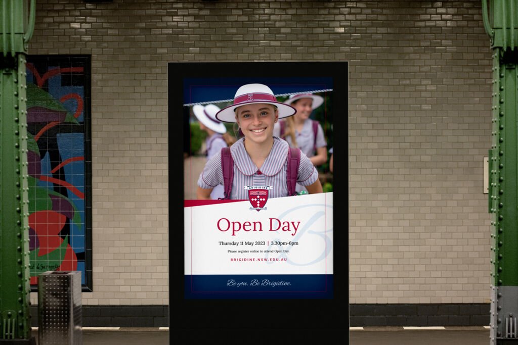 Outdoor Advertising Design for Brigidine College St Ives by Fresco Creative