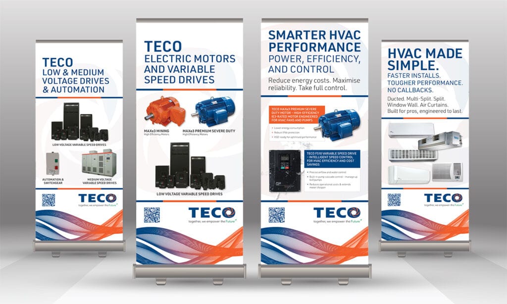 TECO Pull Up Banner Design