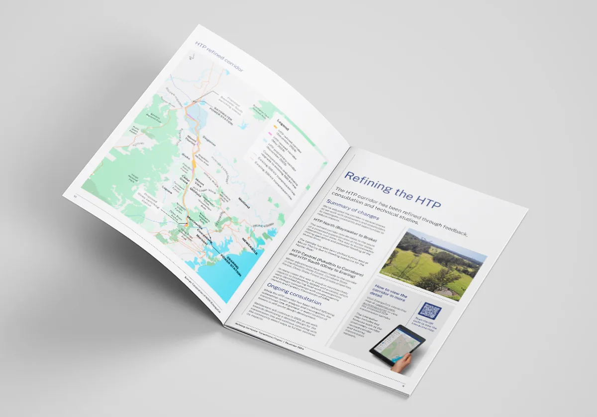 Refining Report for Hunter Transmission Project A4 32 page including maps
