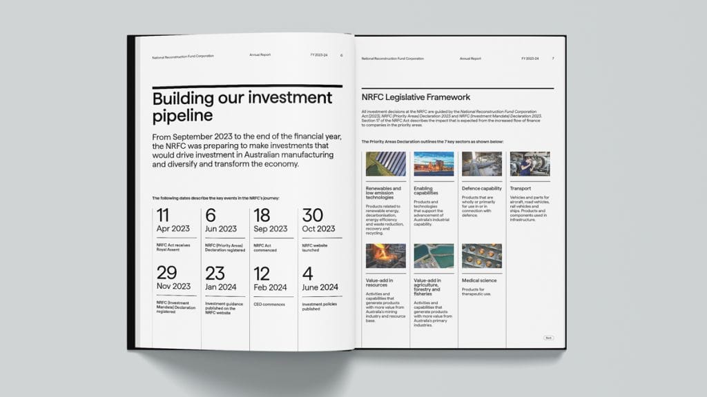 National Reconstruction Fund Corporation Annual Report