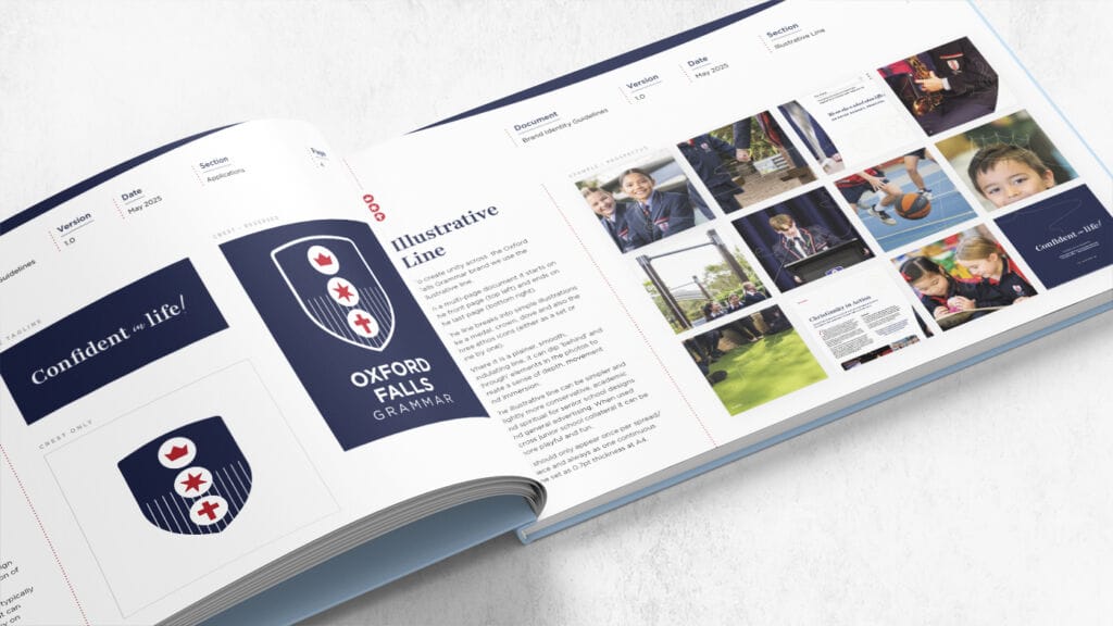 Oxford Falls Grammar Brand Guidelines Design