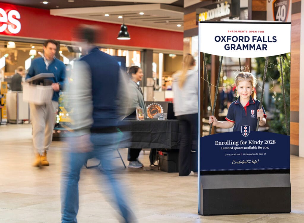 Oxford Falls Grammar Advertising Design