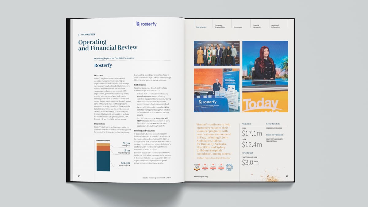 Bailador Technology Investments Annual Report 2025