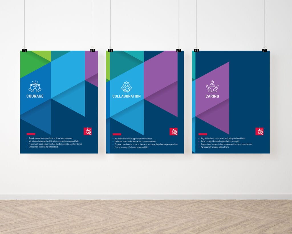 ACOR Consultants Branding Poster Design