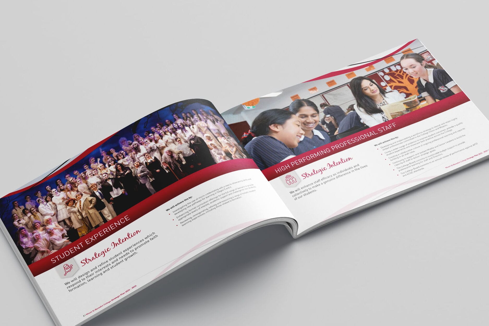 Mount St Benedict Brochure Graphic Design Services By Fresco Creative