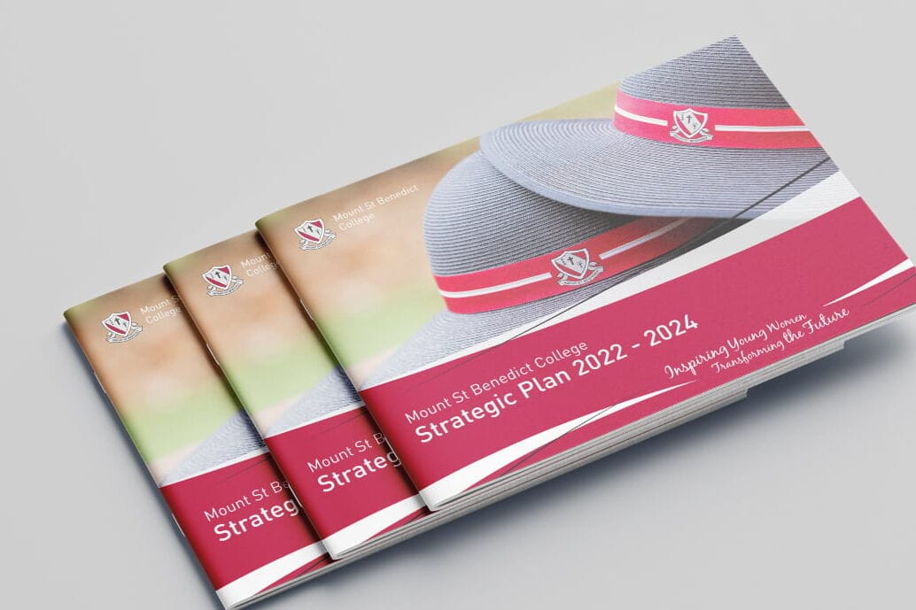 Mount St Benedict Brochure Graphic Design Services By Fresco Creative