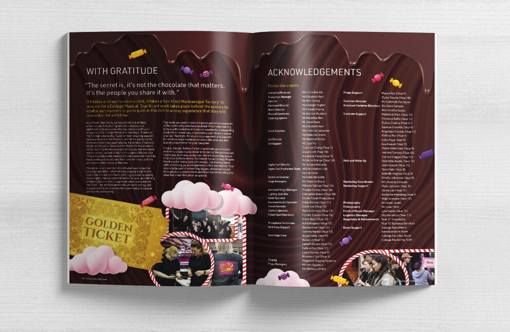 Mount St Benedict College 2024 Musical Charlie and the Chocolate Factory