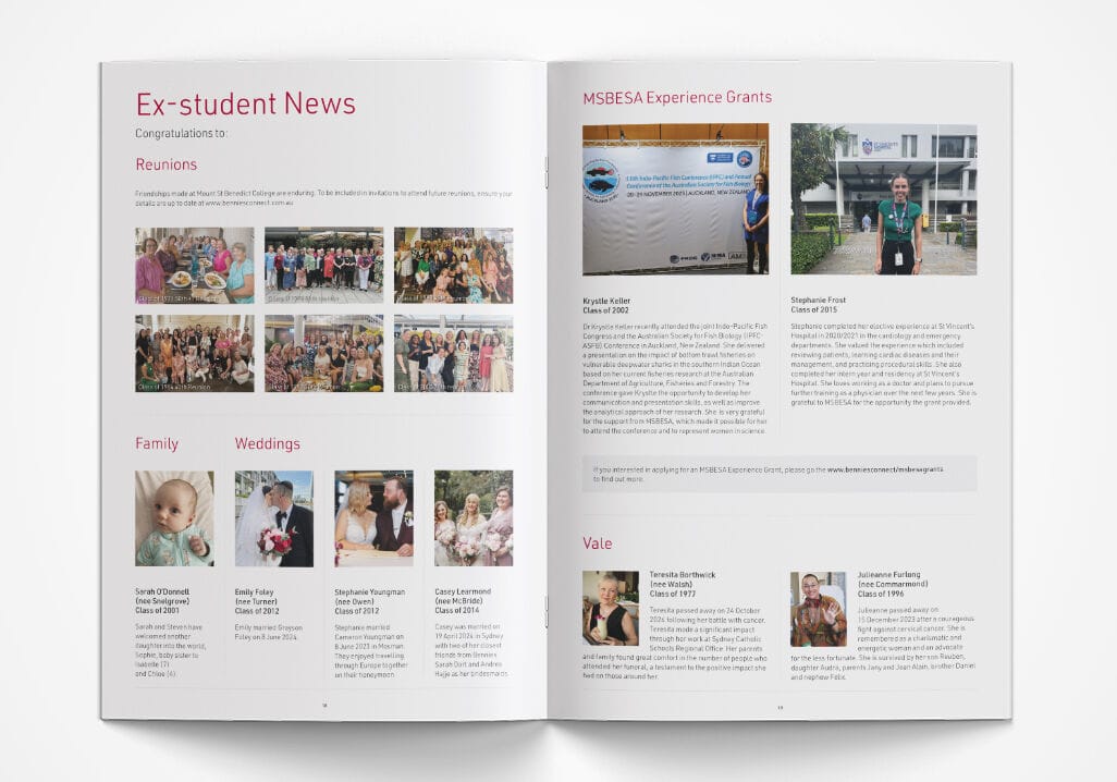 Mount St Benedict College Magazine Brochure