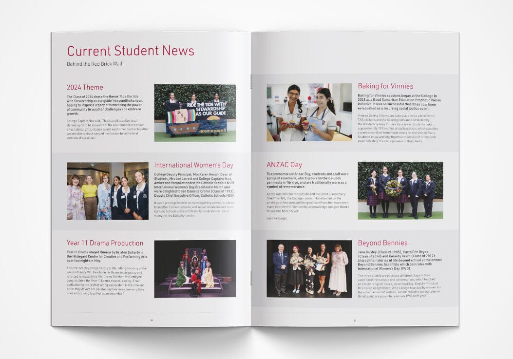 Mount St Benedict College Magazine Brochure