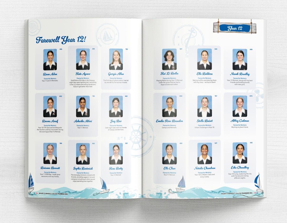 MountSt Benedict College Yearbook 2024