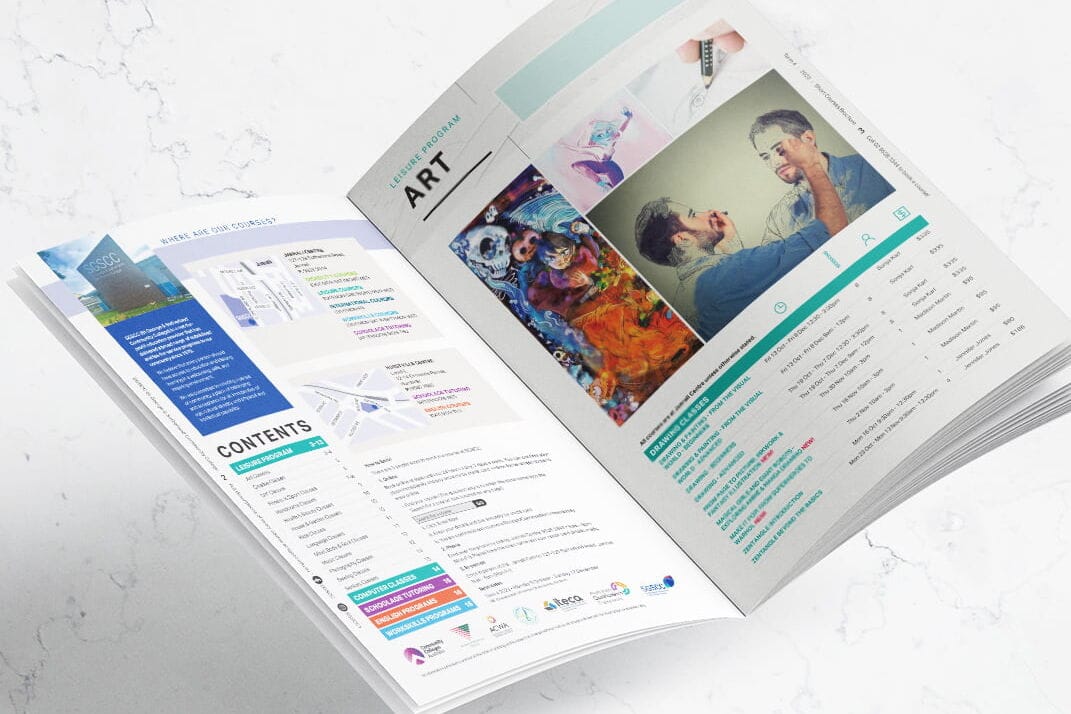 St George & Sutherland Community College Course Guide Graphic Design By Fresco Creative
