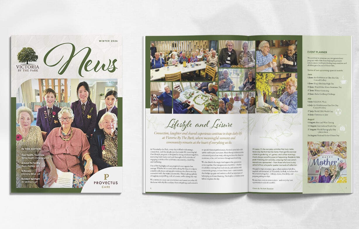 Victoria By The Park Newsletter Quarterly Newsletter