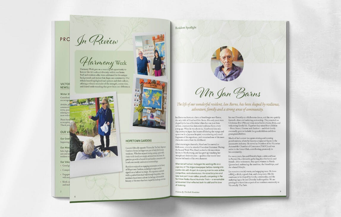 Victoria By The Park Newsletter Quarterly Newsletter